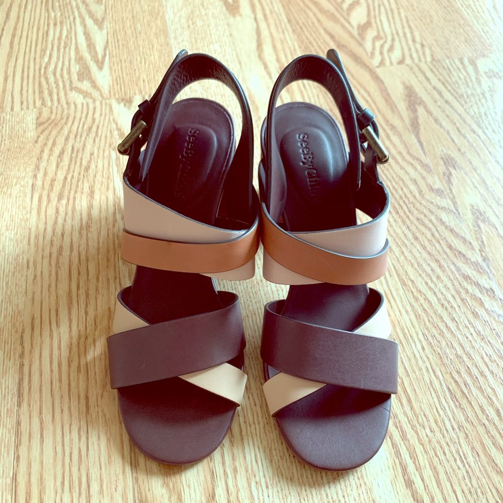 See by Chloe Sunset Strappy Slingback Sandal